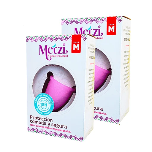 Copa menstrual Metzi de Profamilia.